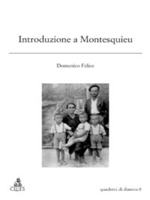 cover image of Introduzione a Montesquieu